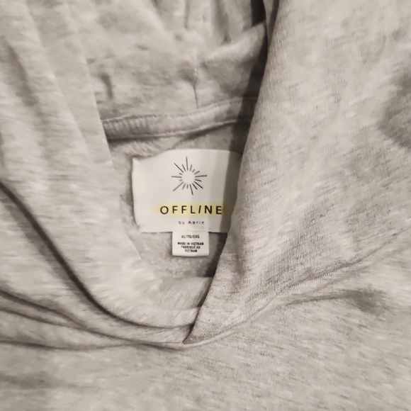 Aerie Heather Gray Women's Hoodie - Picture 2 of 2